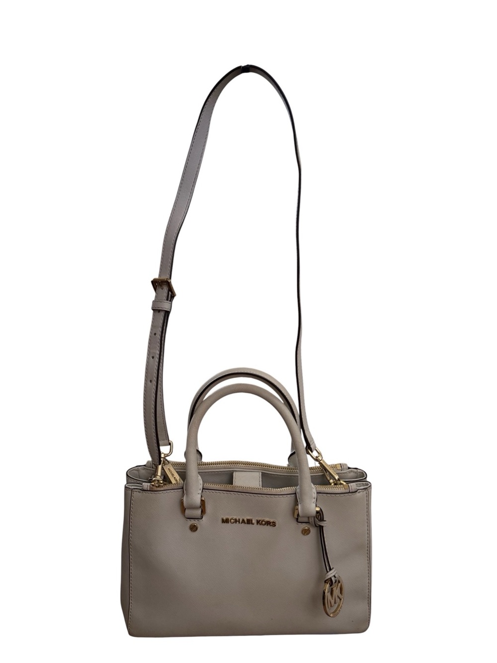 Michael Kors Women's cream Leather Satchel EUC